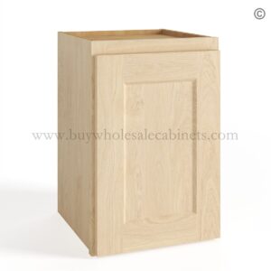 Unfinished Shaker 12" Wall Cabinet Single Door