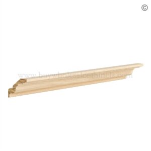 Unfinished Shaker Crown Molding (96")